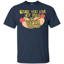 Load image into Gallery viewer, Hot Dog Lovers T Shirt Joey Jaws Chestnut Hot Dog Eating Food BBQ T - Shirt For Men