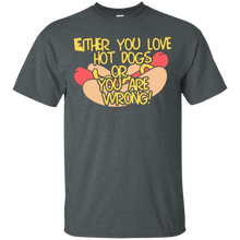 Load image into Gallery viewer, Hot Dog Lovers T Shirt Joey Jaws Chestnut Hot Dog Eating Food BBQ T - Shirt For Men