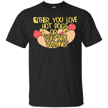 Load image into Gallery viewer, Hot Dog Lovers T Shirt Joey Jaws Chestnut Hot Dog Eating Food BBQ T - Shirt For Men